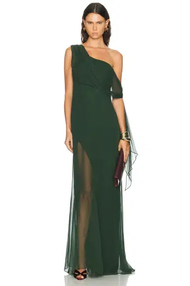 The Sei Chiffon Tie Draped Gown | Thumbnail 1 The Sei Chiffon Tie Draped Gown | Thumbnail 1