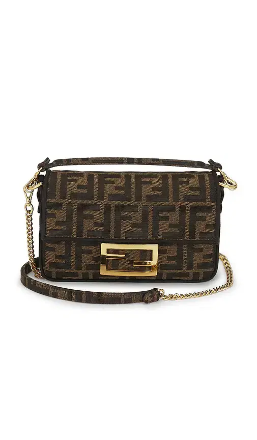 Fendi Mini FF 1974 Baguette Shoulder Bag Fendi Mini FF 1974 Baguette Shoulder Bag