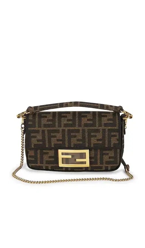 Fendi Mini FF 1974 Baguette Shoulder Bag Fendi Mini FF 1974 Baguette Shoulder Bag