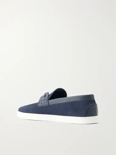 Christian Louboutin Chambeliboat Woven Leather Loafers - Men | Thumbnail 4 Christian Louboutin Chambeliboat Woven Leather Loafers - Men | Thumbnail 4