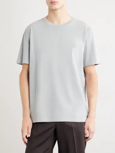 A.P.C. Gabby Logo-Print Cotton Jersey T-Shirt - Men | Thumbnail 3 A.P.C. Gabby Logo-Print Cotton Jersey T-Shirt - Men | Thumbnail 3