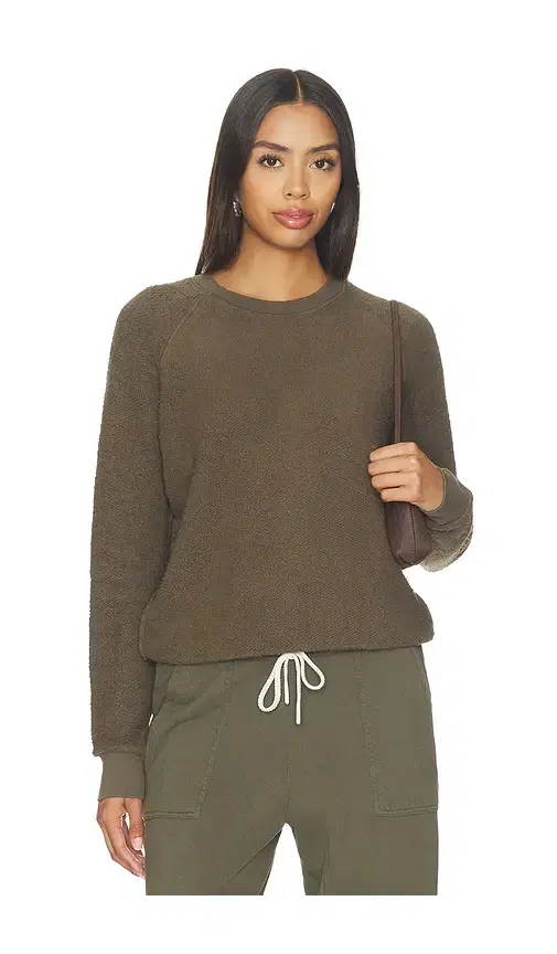 Ziggy Inside Out Fleece Long Sleeve Shrunken Crewneck Sweatshirt Ziggy Inside Out Fleece Long Sleeve Shrunken Crewneck Sweatshirt