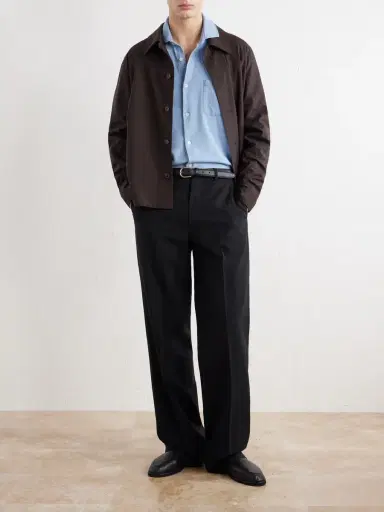 Frescobol Carioca Emilio Cotton-Twill Shirt - Men | Thumbnail 2 Frescobol Carioca Emilio Cotton-Twill Shirt - Men | Thumbnail 2