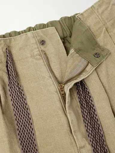 KAPITAL Easy Straight-Leg Pleated Cotton-Canvas Trousers - Men | Thumbnail 6 KAPITAL Easy Straight-Leg Pleated Cotton-Canvas Trousers - Men | Thumbnail 6