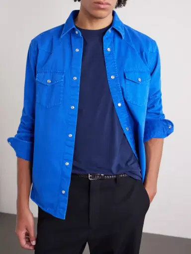 Tom Ford Lyocell and Cotton-Blend T-Shirt - Men | Thumbnail 5 Tom Ford Lyocell and Cotton-Blend T-Shirt - Men | Thumbnail 5