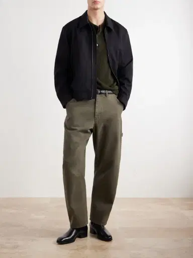 Nili Lotan Emir Straight-Leg Cotton-Blend Twill Trousers - Men | Thumbnail 2 Nili Lotan Emir Straight-Leg Cotton-Blend Twill Trousers - Men | Thumbnail 2