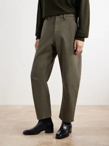 Nili Lotan Emir Straight-Leg Cotton-Blend Twill Trousers - Men | Thumbnail 3 Nili Lotan Emir Straight-Leg Cotton-Blend Twill Trousers - Men | Thumbnail 3