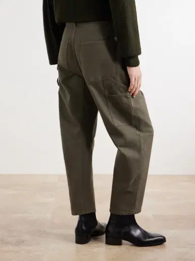 Nili Lotan Emir Straight-Leg Cotton-Blend Twill Trousers - Men | Thumbnail 4 Nili Lotan Emir Straight-Leg Cotton-Blend Twill Trousers - Men | Thumbnail 4