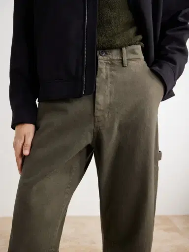 Nili Lotan Emir Straight-Leg Cotton-Blend Twill Trousers - Men | Thumbnail 5 Nili Lotan Emir Straight-Leg Cotton-Blend Twill Trousers - Men | Thumbnail 5