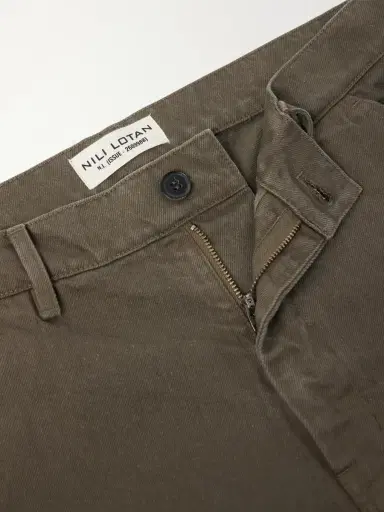 Nili Lotan Emir Straight-Leg Cotton-Blend Twill Trousers - Men | Thumbnail 6 Nili Lotan Emir Straight-Leg Cotton-Blend Twill Trousers - Men | Thumbnail 6