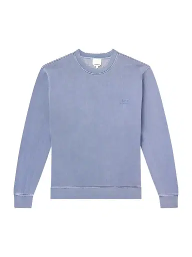 A.P.C. Fernando Logo-Print Cotton-Jersey Sweatshirt - Men | Thumbnail 1 A.P.C. Fernando Logo-Print Cotton-Jersey Sweatshirt - Men | Thumbnail 1