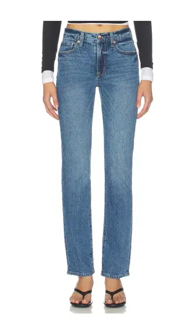Pistola Aleks Mid Rise Straight Leg Jeans | Thumbnail 1 Pistola Aleks Mid Rise Straight Leg Jeans | Thumbnail 1