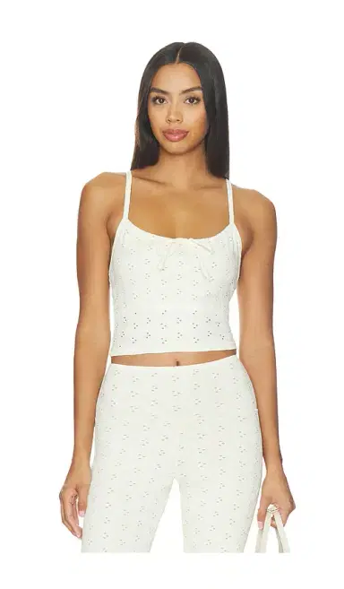 STRUT-THIS The Eyelet Tank Top | Thumbnail 1 STRUT-THIS The Eyelet Tank Top | Thumbnail 1