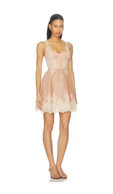 Zimmermann Valiant Lace Trim Mini Dress | Thumbnail 2 Zimmermann Valiant Lace Trim Mini Dress | Thumbnail 2