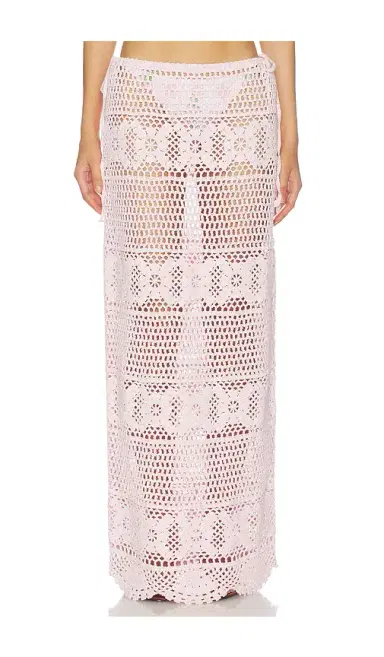 SKIMS Crochet Swim Long Skirt | Thumbnail 1 SKIMS Crochet Swim Long Skirt | Thumbnail 1