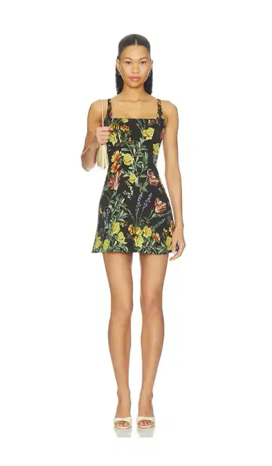 Alice + Olivia Alice + Olivia Julia Scoop Neck Mini Dress | Thumbnail 1 Alice + Olivia Alice + Olivia Julia Scoop Neck Mini Dress | Thumbnail 1
