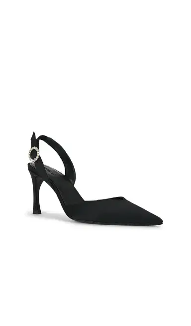 ROTATE Slingback High Heel Satin Pump | Thumbnail 2 ROTATE Slingback High Heel Satin Pump | Thumbnail 2