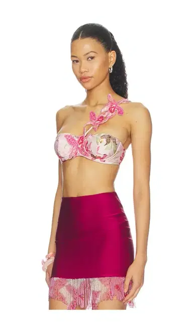 PatBo Orchid Bloom Bikini Top | Thumbnail 2 PatBo Orchid Bloom Bikini Top | Thumbnail 2
