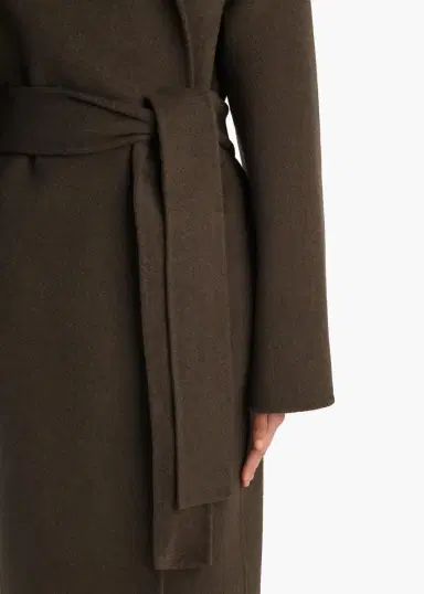 Khaite Romare Coat In Army Melange | Thumbnail 5 Khaite Romare Coat In Army Melange | Thumbnail 5