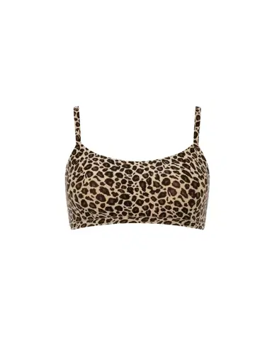 Chantelle Leopard-Print Soft Stretch Padded Bralette | Thumbnail 1 Chantelle Leopard-Print Soft Stretch Padded Bralette | Thumbnail 1