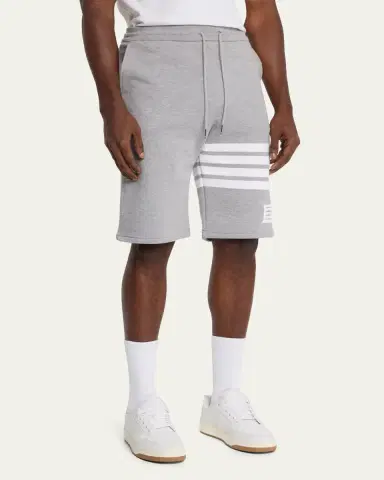 Thom Browne Men's 4-Bar Basic Terry Sweat Shorts | Thumbnail 4 Thom Browne Men's 4-Bar Basic Terry Sweat Shorts | Thumbnail 4