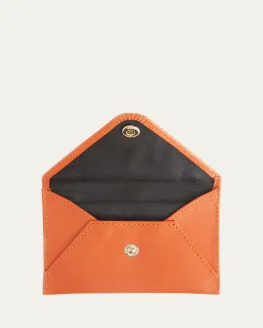 ROYCE New York Monogrammed Leather Envelope Style Card Holder, Personalized | Thumbnail 2 ROYCE New York Monogrammed Leather Envelope Style Card Holder, Personalized | Thumbnail 2