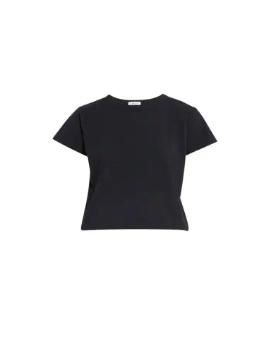 LESET Margo Short-Sleeve Cotton Crewneck Tee | Thumbnail 1 LESET Margo Short-Sleeve Cotton Crewneck Tee | Thumbnail 1