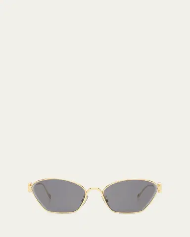 LOEWE Anagram Golden Metal Cat-Eye Sunglasses | Thumbnail 3 LOEWE Anagram Golden Metal Cat-Eye Sunglasses | Thumbnail 3
