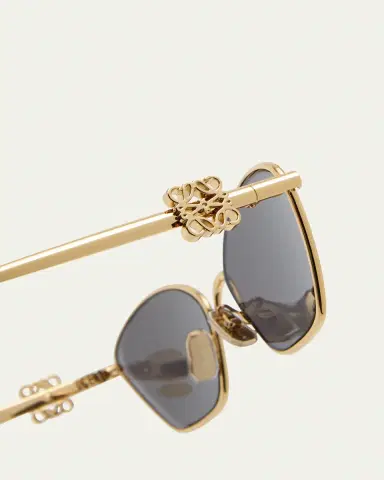 LOEWE Anagram Golden Metal Cat-Eye Sunglasses | Thumbnail 4 LOEWE Anagram Golden Metal Cat-Eye Sunglasses | Thumbnail 4