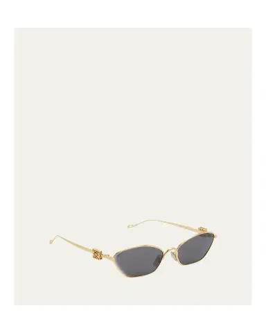 LOEWE Anagram Golden Metal Cat-Eye Sunglasses | Thumbnail 5 LOEWE Anagram Golden Metal Cat-Eye Sunglasses | Thumbnail 5