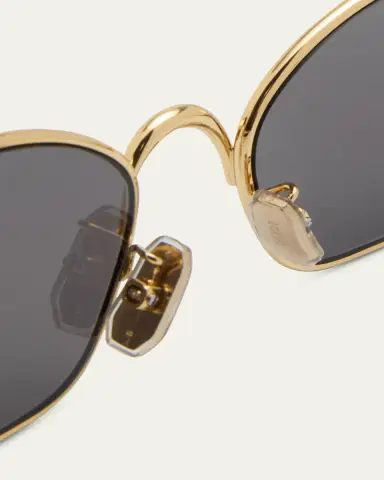 LOEWE Anagram Golden Metal Cat-Eye Sunglasses | Thumbnail 8 LOEWE Anagram Golden Metal Cat-Eye Sunglasses | Thumbnail 8