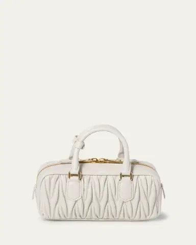 Miu Miu Zip Quilted Leather Top-Handle Bag | Thumbnail 2 Miu Miu Zip Quilted Leather Top-Handle Bag | Thumbnail 2