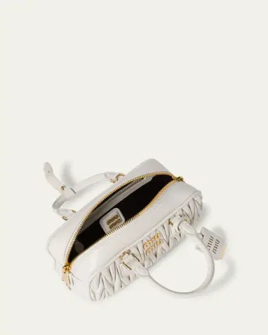 Miu Miu Zip Quilted Leather Top-Handle Bag | Thumbnail 3 Miu Miu Zip Quilted Leather Top-Handle Bag | Thumbnail 3