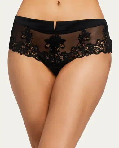 Simone Pérèle Saga Tattoo Lace Boyshorts | Thumbnail 2 Simone Pérèle Saga Tattoo Lace Boyshorts | Thumbnail 2