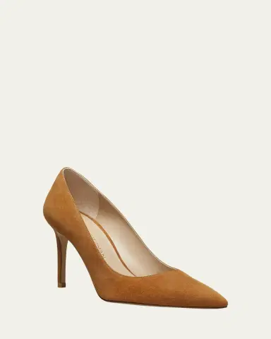 Stuart Weitzman Stuart Suede Classic Pumps | Thumbnail 2 Stuart Weitzman Stuart Suede Classic Pumps | Thumbnail 2