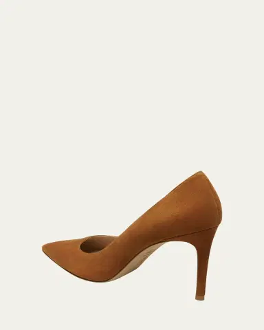 Stuart Weitzman Stuart Suede Classic Pumps | Thumbnail 3 Stuart Weitzman Stuart Suede Classic Pumps | Thumbnail 3