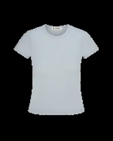 ÉTERNE Fitted Crewneck Short-Sleeve T-Shirt | Thumbnail 2 ÉTERNE Fitted Crewneck Short-Sleeve T-Shirt | Thumbnail 2