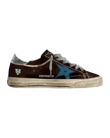 Golden Goose Men 's Super-Star Leather Low-Top Sneakers | Thumbnail 1 Golden Goose Men 's Super-Star Leather Low-Top Sneakers | Thumbnail 1