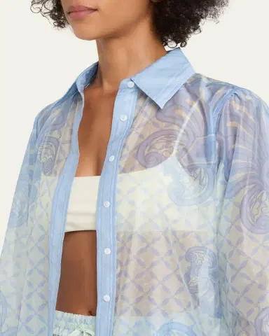 Shani Susan Button-Front Shirt | Thumbnail 5 Shani Susan Button-Front Shirt | Thumbnail 5