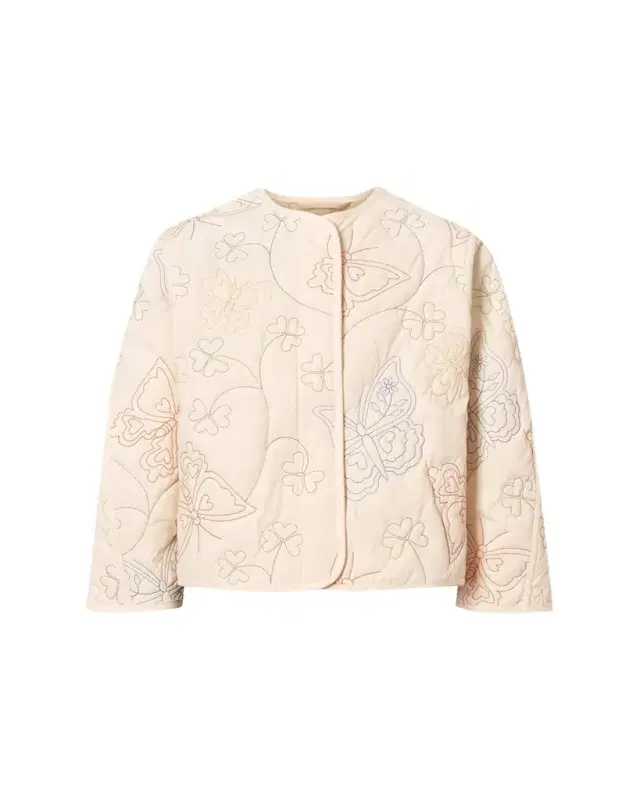 Girl's Holley Embroidered Quilted Jacket, Size 3-7 Girl's Holley Embroidered Quilted Jacket, Size 3-7
