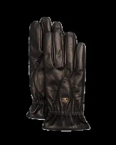 Valentino Garavani VLogo Signature Leather Gloves | Thumbnail 2 Valentino Garavani VLogo Signature Leather Gloves | Thumbnail 2
