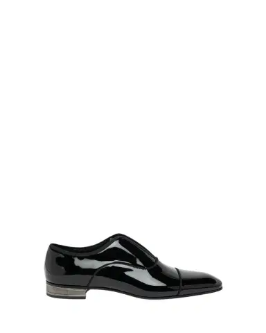 Christian Louboutin Men's Alphamale Galvin Patent Leather Cap-Toe Loafers | Thumbnail 1 Christian Louboutin Men's Alphamale Galvin Patent Leather Cap-Toe Loafers | Thumbnail 1