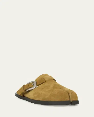 Maison Margiela Men's Tabi Anatomic Split-Toe Suede Mules | Thumbnail 2 Maison Margiela Men's Tabi Anatomic Split-Toe Suede Mules | Thumbnail 2