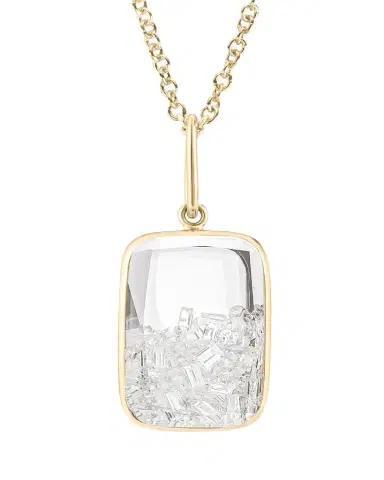 MORITZ GLIK 18K Yellow Gold Ten Fourteen Kaleidoscope Shaker Pendant with Diamonds | Thumbnail 1 MORITZ GLIK 18K Yellow Gold Ten Fourteen Kaleidoscope Shaker Pendant with Diamonds | Thumbnail 1