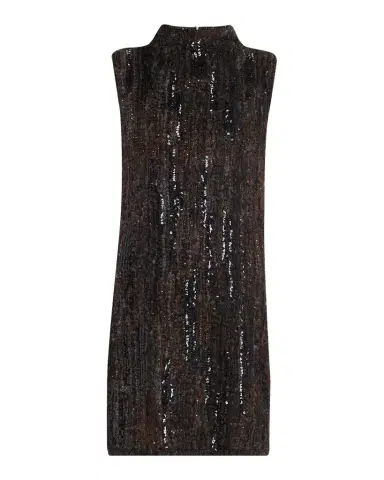 Brunello Cucinelli Sequined Boucle Knit Sleeveless Mini Dress | Thumbnail 1 Brunello Cucinelli Sequined Boucle Knit Sleeveless Mini Dress | Thumbnail 1