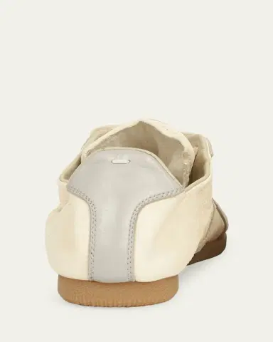Maison Margiela Men's Replica Napa Leather and Suede Low-Top Sneakers | Thumbnail 3 Maison Margiela Men's Replica Napa Leather and Suede Low-Top Sneakers | Thumbnail 3