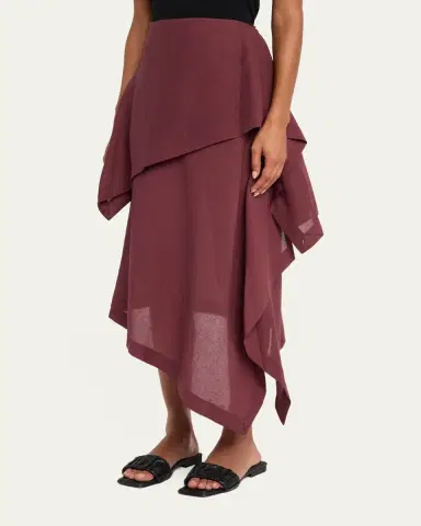 Issey Miyake All Squares Layered Midi Skirt | Thumbnail 4 Issey Miyake All Squares Layered Midi Skirt | Thumbnail 4