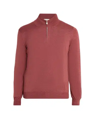 Brunello Cucinelli Men's Cashmere-Blend Quarter-Zip Sweater | Thumbnail 1 Brunello Cucinelli Men's Cashmere-Blend Quarter-Zip Sweater | Thumbnail 1