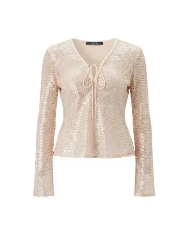 Toccin Zuri Sequined V-Neck Top | Thumbnail 1 Toccin Zuri Sequined V-Neck Top | Thumbnail 1