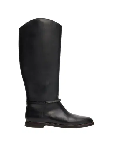 Brunello Cucinelli Leather Riding Boots w/ Monili | Thumbnail 1 Brunello Cucinelli Leather Riding Boots w/ Monili | Thumbnail 1